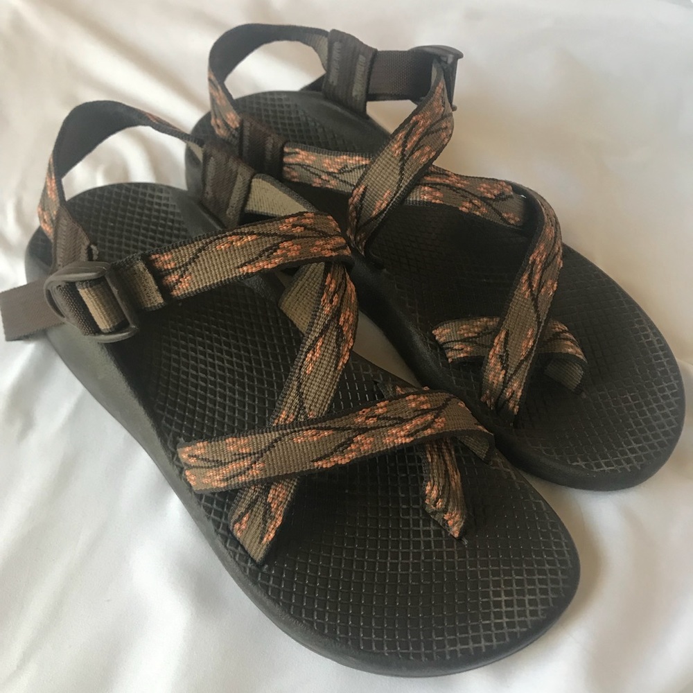 Women’s Brown and Pink Chacos Sandals Z1 Classic